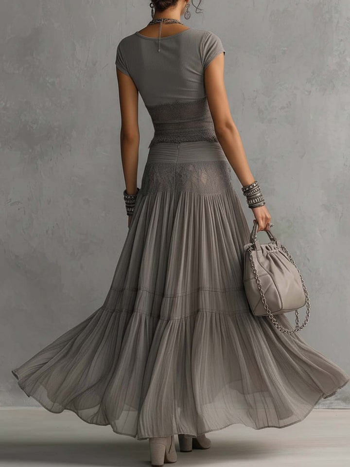 Mirelle™ | Lace Flow Maxi Set