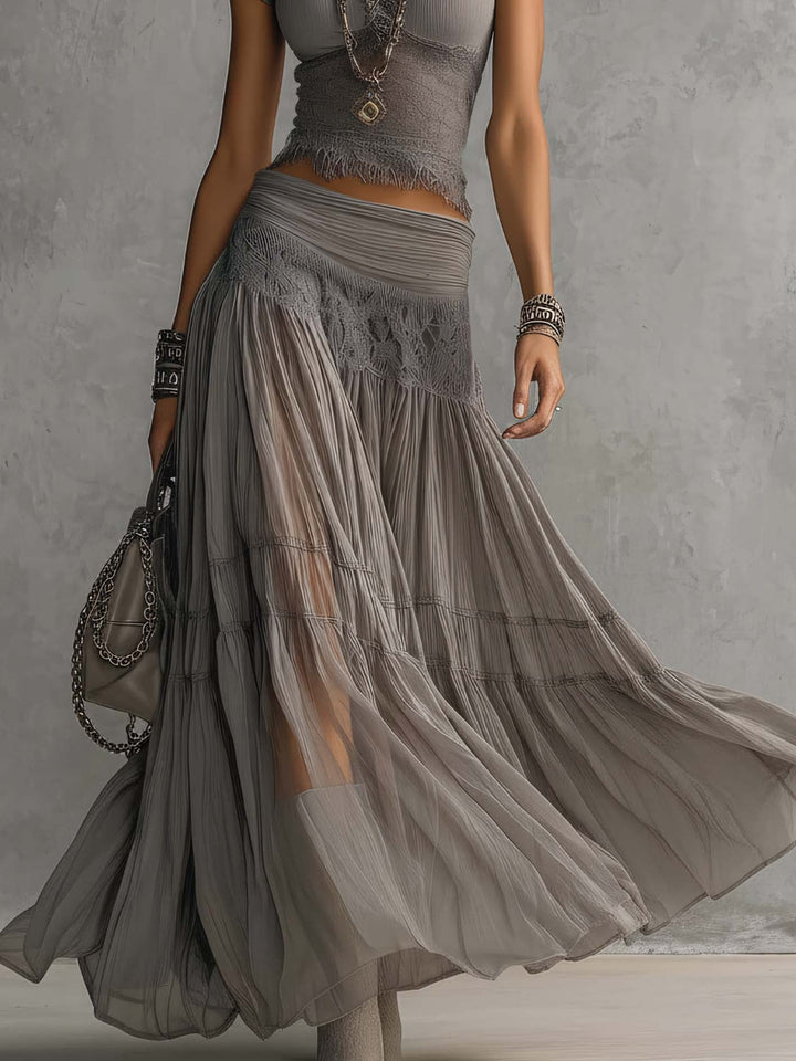 Mirelle™ | Lace Flow Maxi Set