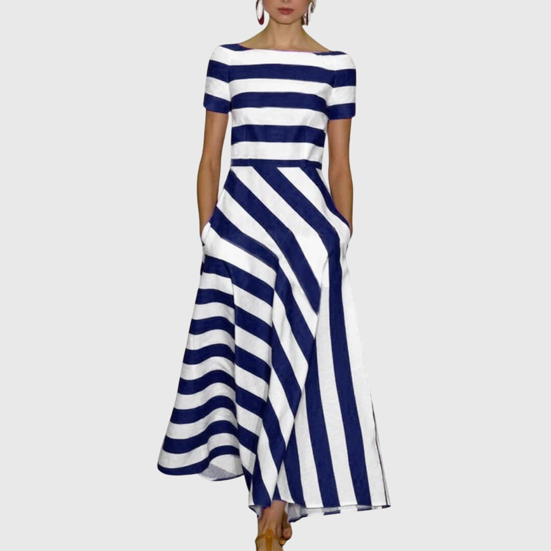 Jamie | Striped Luxury Dress