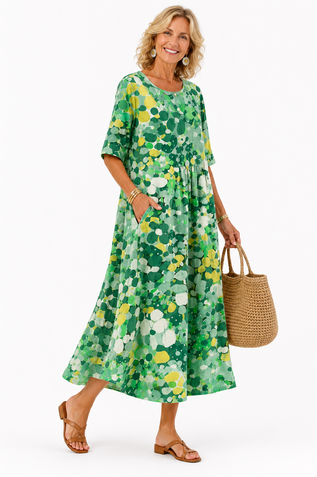 Emanuellia I Printed Loose Dress