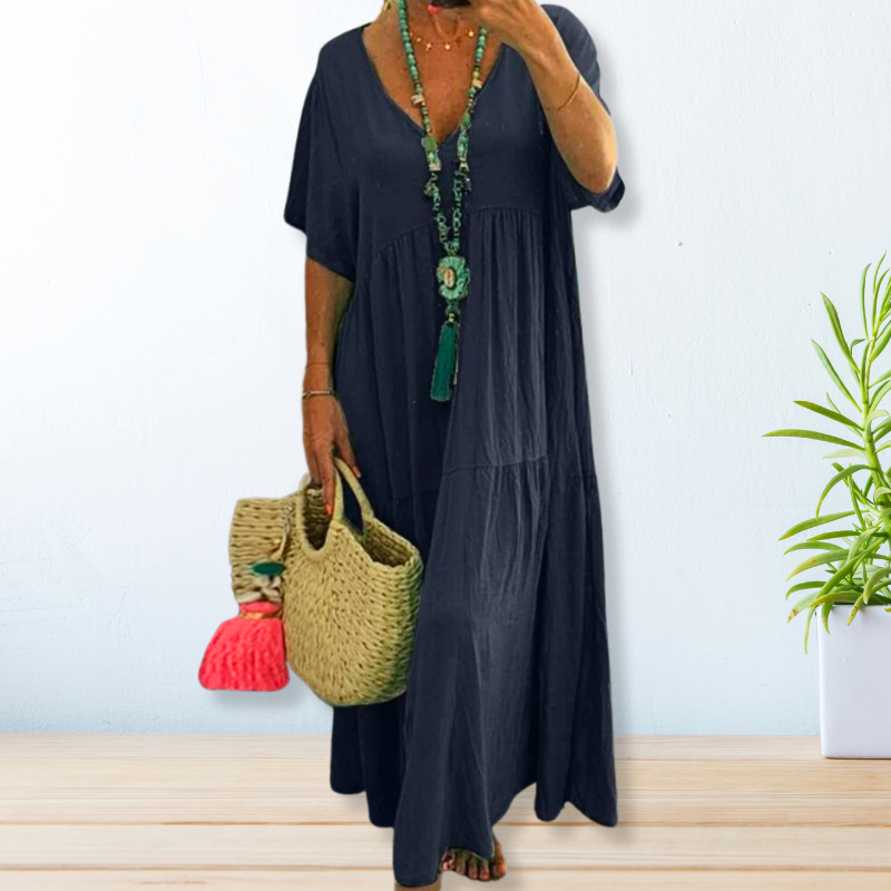 Maelis - Cotton Linen Dress