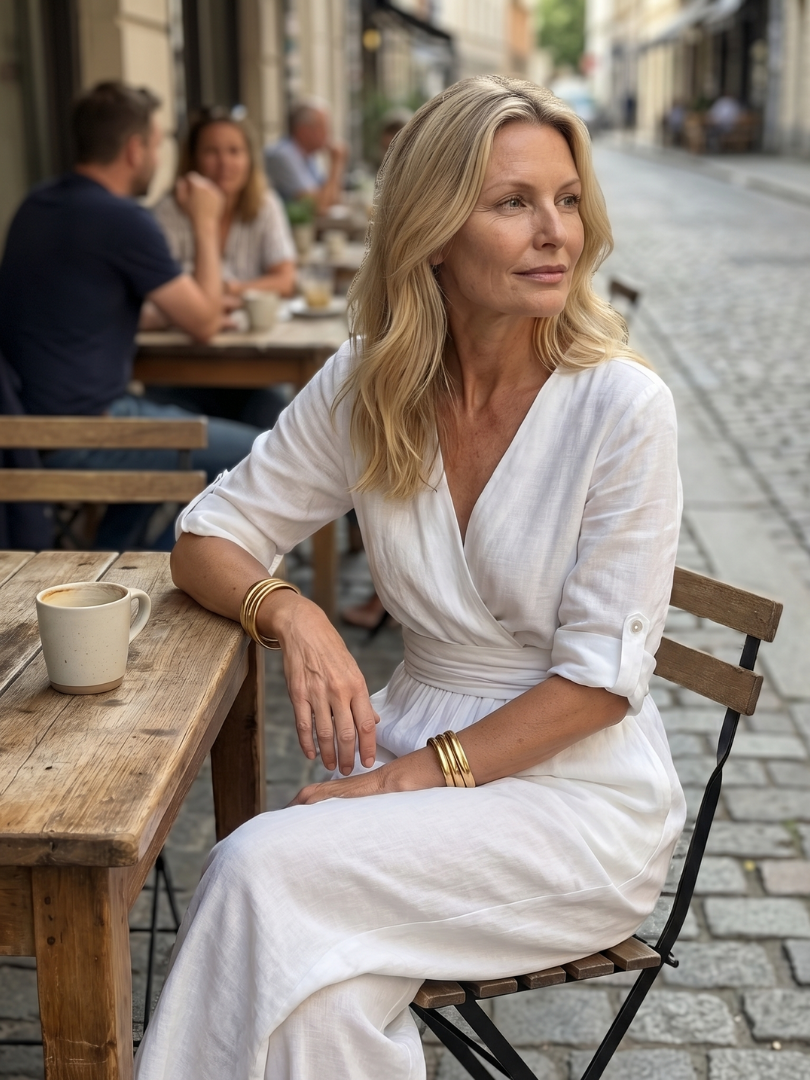 Ugaru | Cross Front Wide Leg Jumpsuit