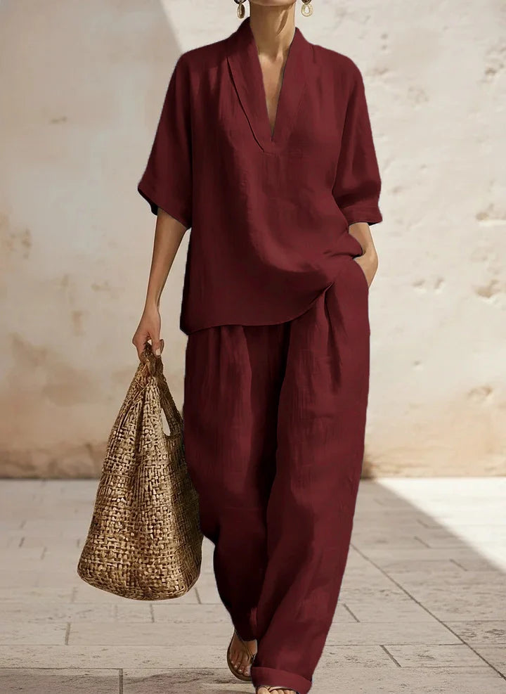 Lilly | Effortless Linen Two-Piece Set