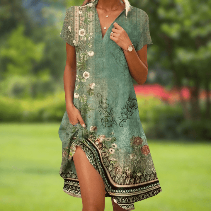 Firi™ | Elegant Printed Dress