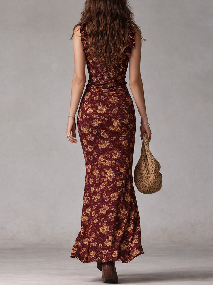 Calista™ | Bohemian Flow Slit Maxi Dress