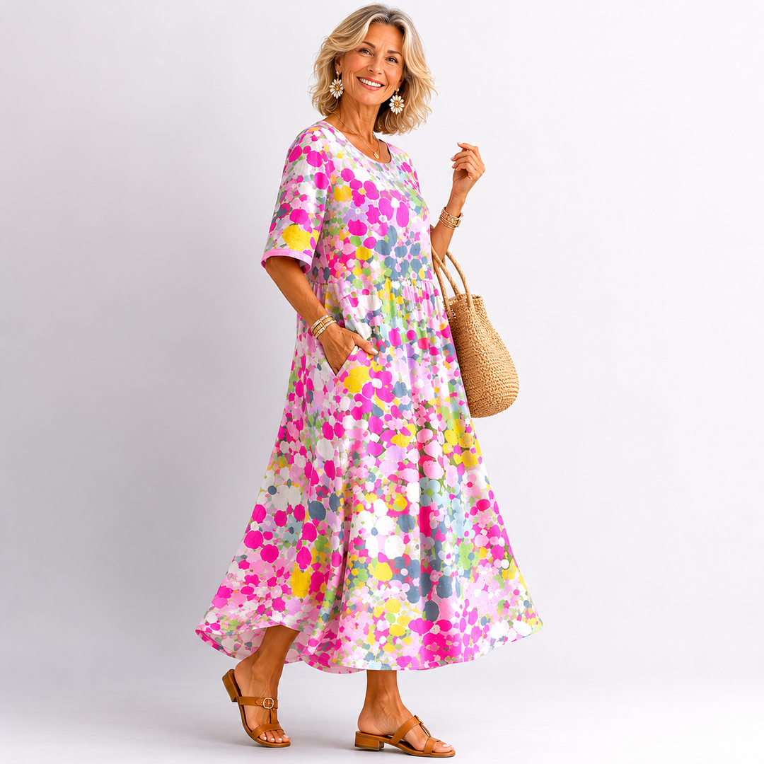 Emanuellia I Printed Loose Dress