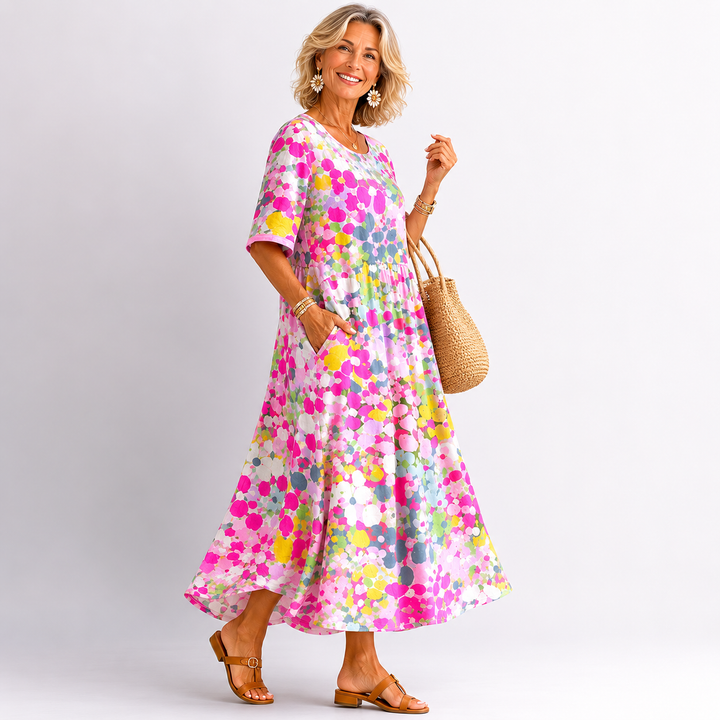 Emanuellia I Printed Loose Dress