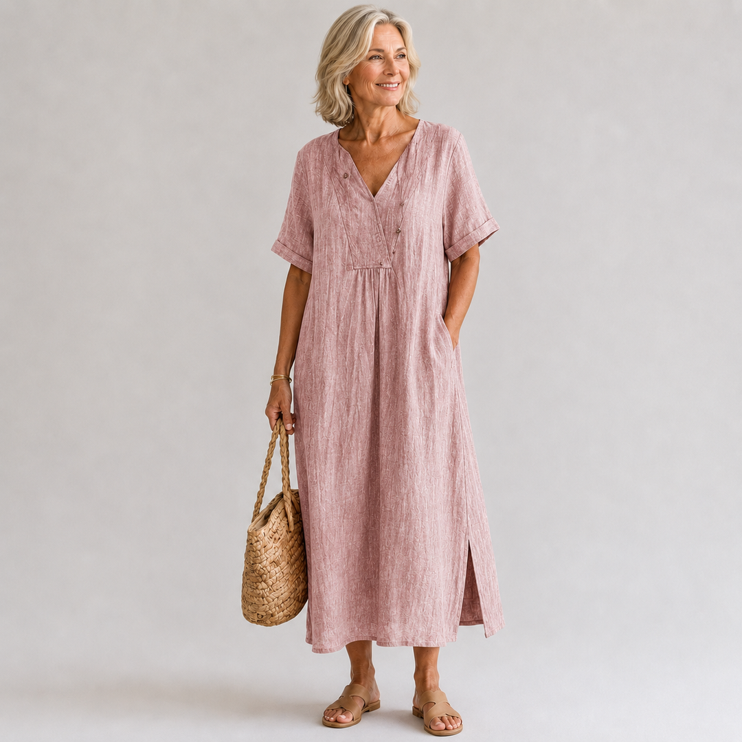 Vaelora™ | Driftline Maxi Dress