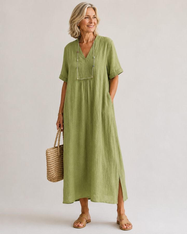 Vaelora™ | Driftline Maxi Dress