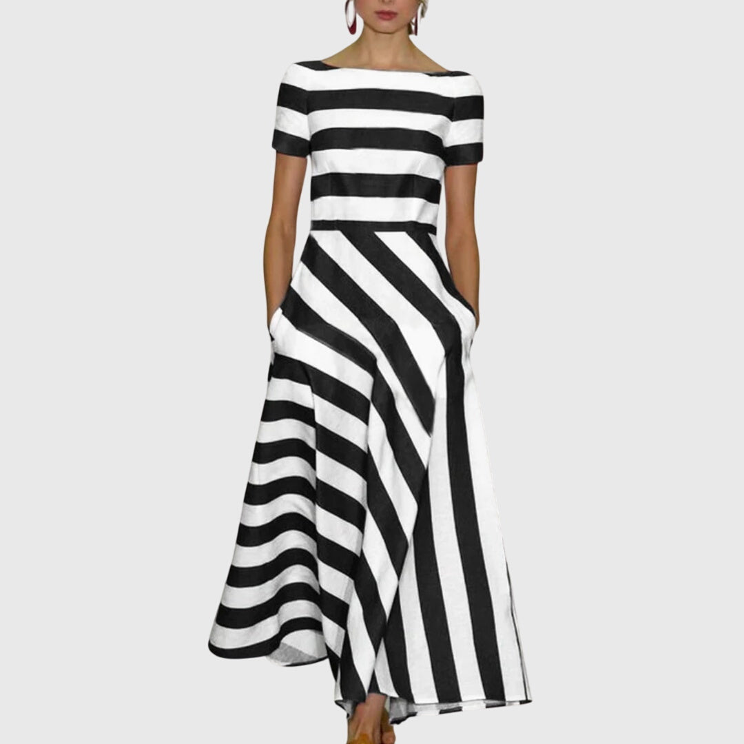 Jamie | Striped Luxury Dress