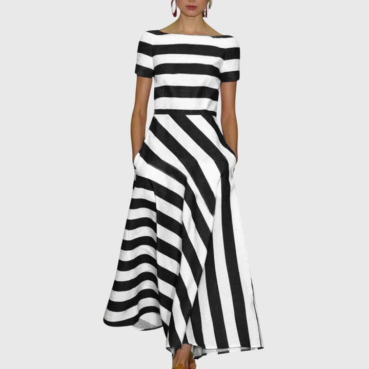 Jamie | Striped Luxury Dress