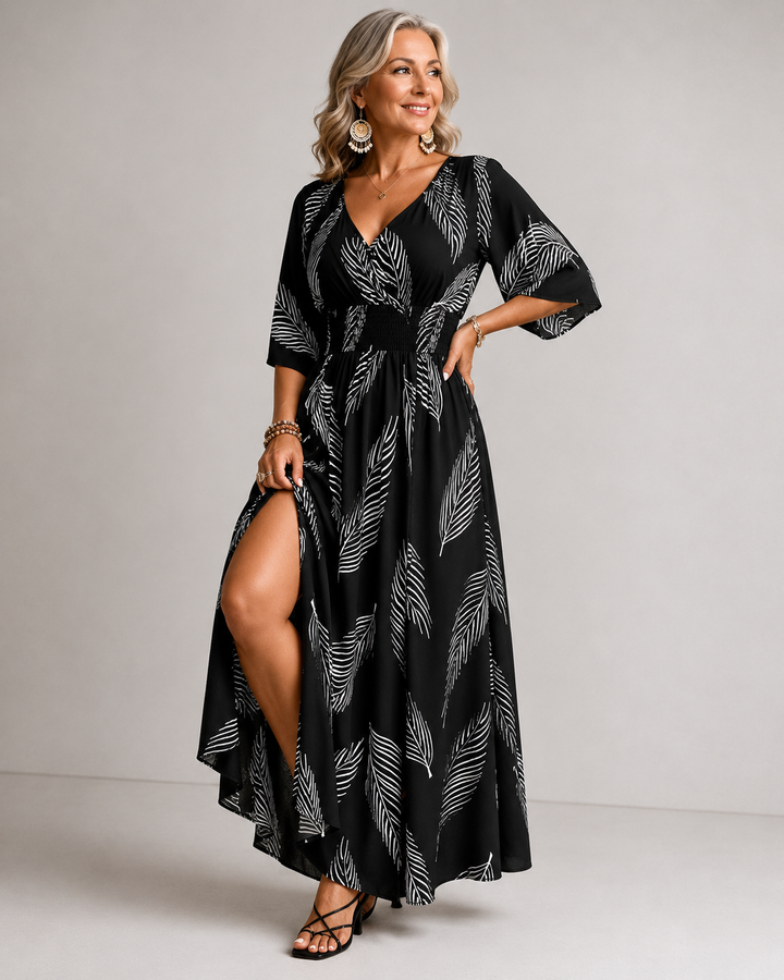 Solmira™ | Drift Shoulder Maxi Dress