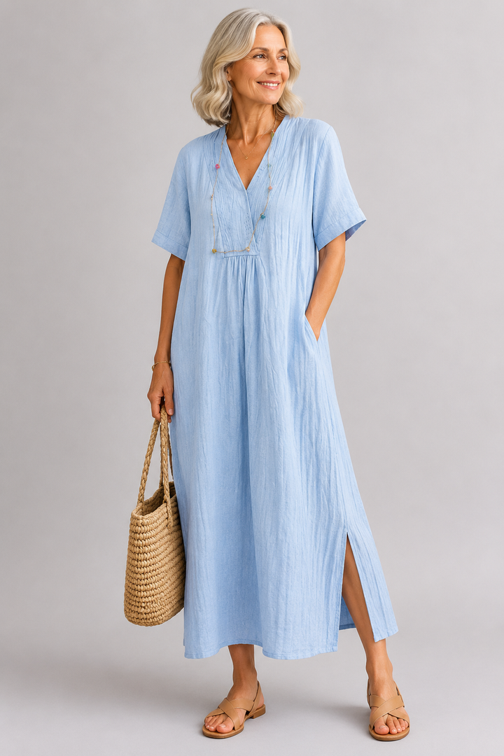 Vaelora™ | Driftline Maxi Dress