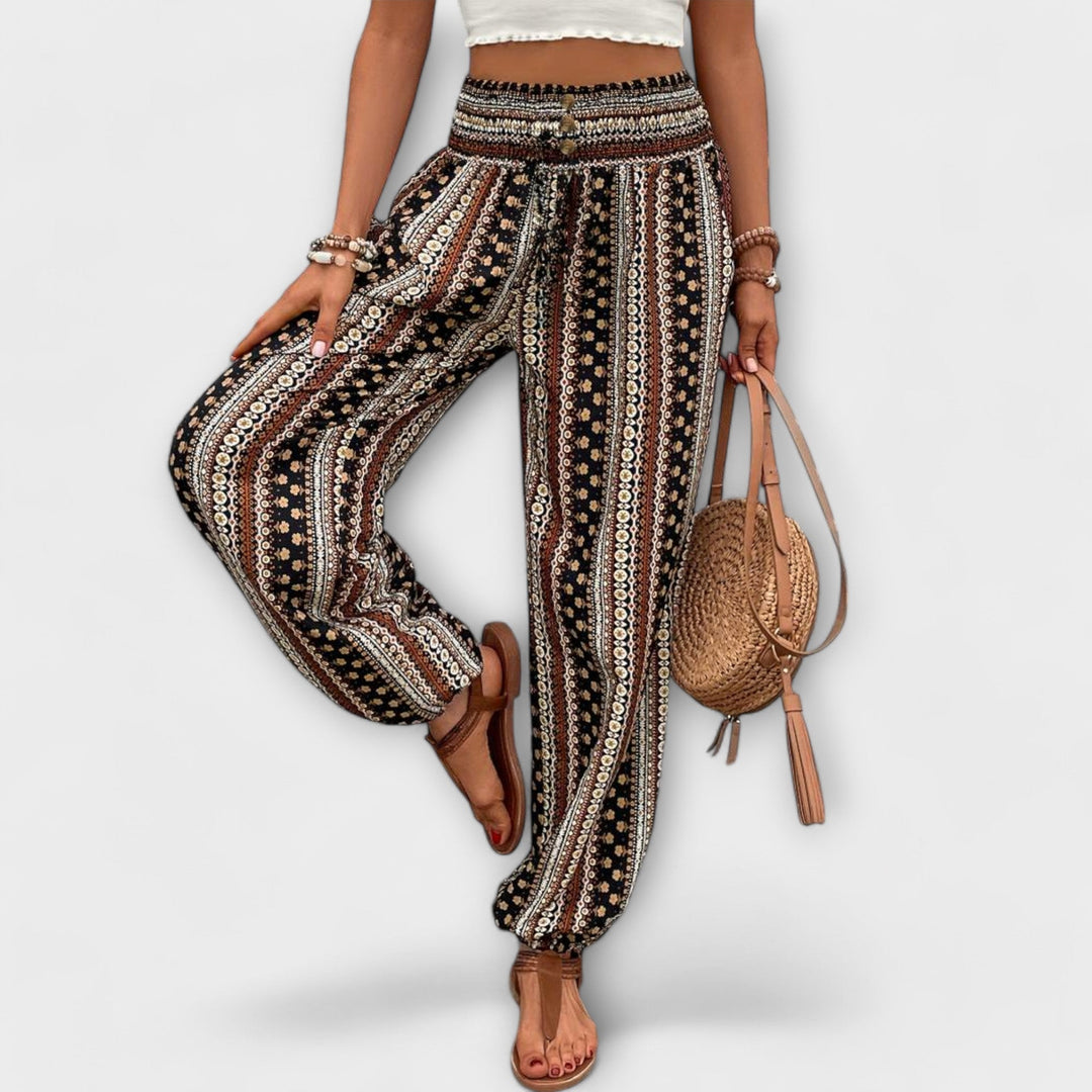 Jamie | Ethnic Graphic Pants
