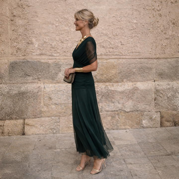 Rosalia™ | Off-Shoulder Elegance Maxi Dress