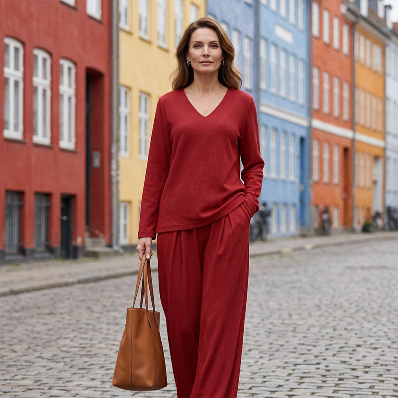 Vivienna™ | Chic Wide-Leg Lounge Set