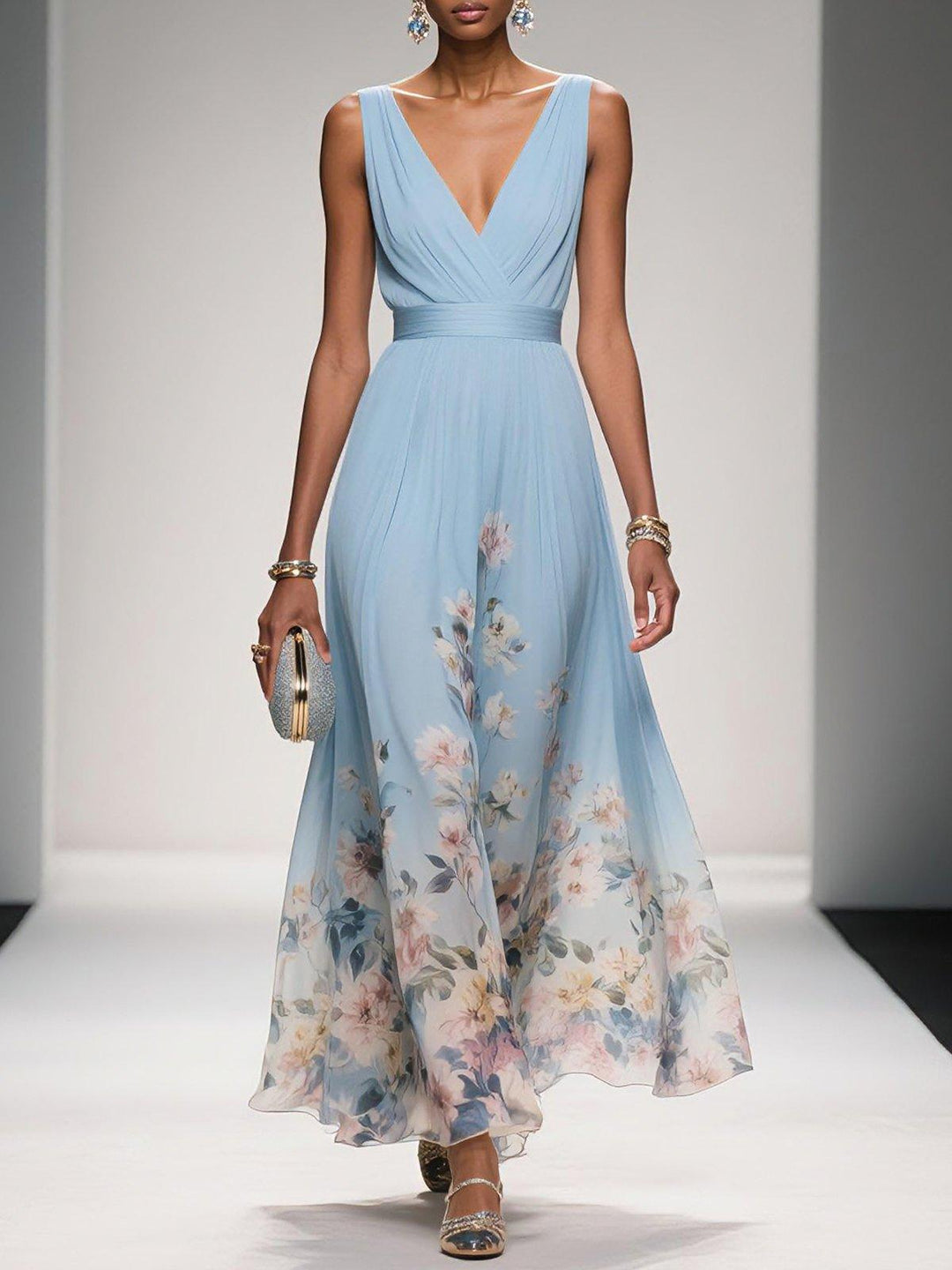 Belinda | Maxi Dress V Neck