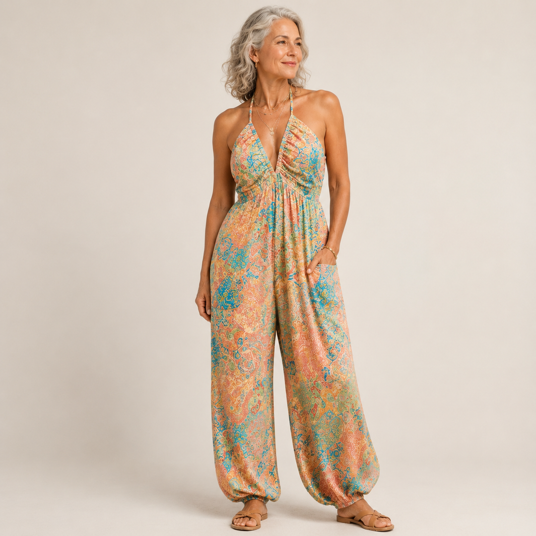 Nysera™ | Open Back Flow Jumpsuit