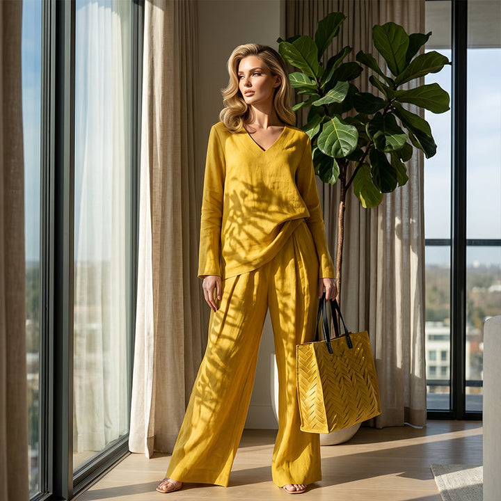 Vivienna™ | Chic Wide-Leg Lounge Set