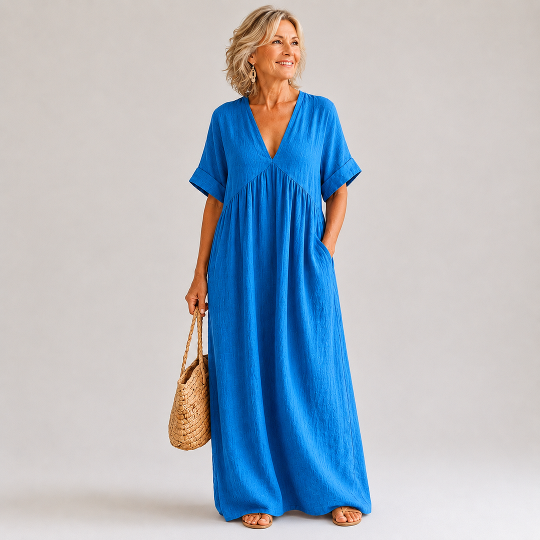 Solmara™ | Coastal Flow Maxi Dress