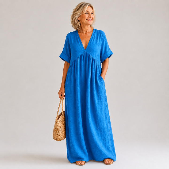 Solmara™ | Coastal Flow Maxi Dress