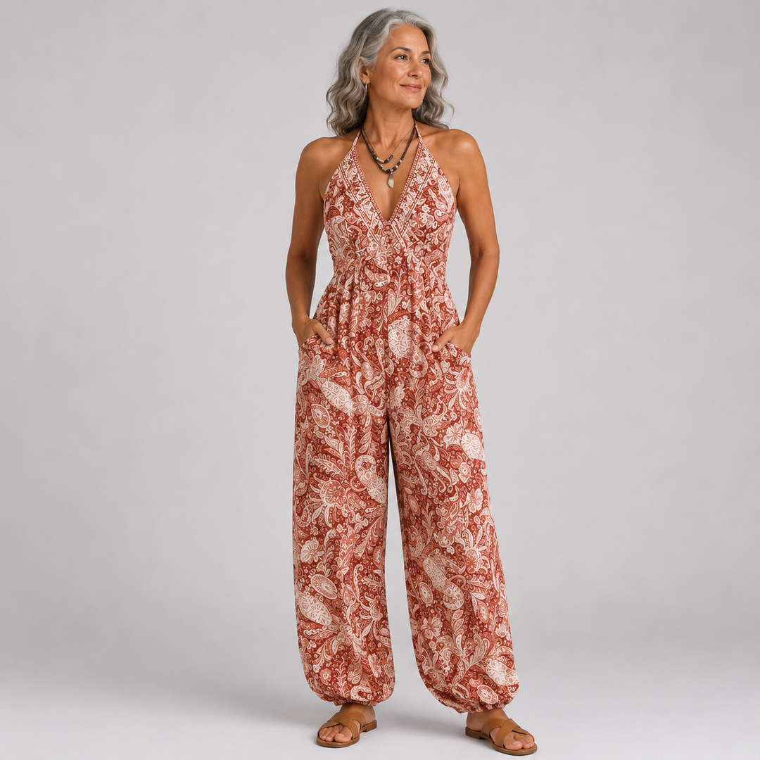Nysera™ | Open Back Flow Jumpsuit