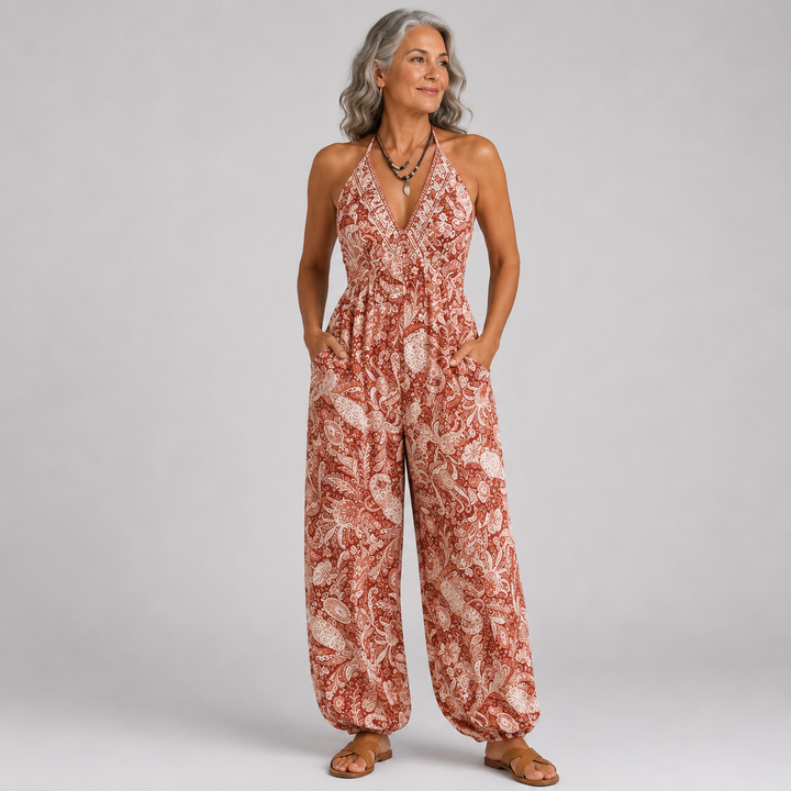 Nysera™ | Open Back Flow Jumpsuit