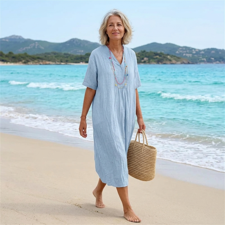 Vaelora™ | Driftline Maxi Dress