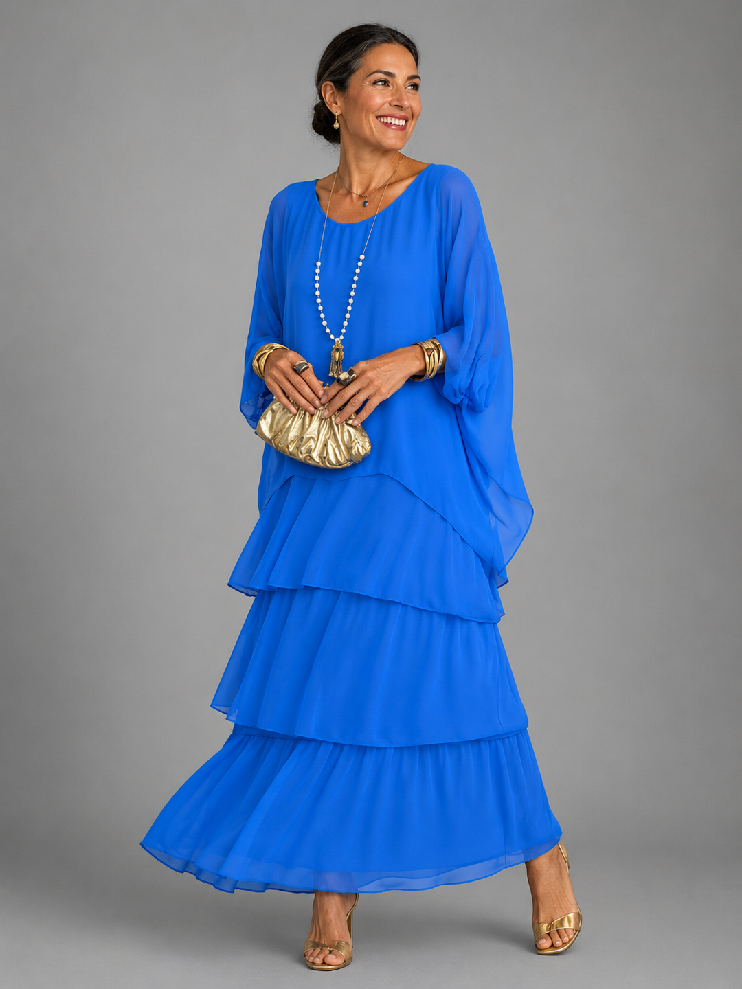 Evelyn™ | Elegant Flowing Maxi Dress