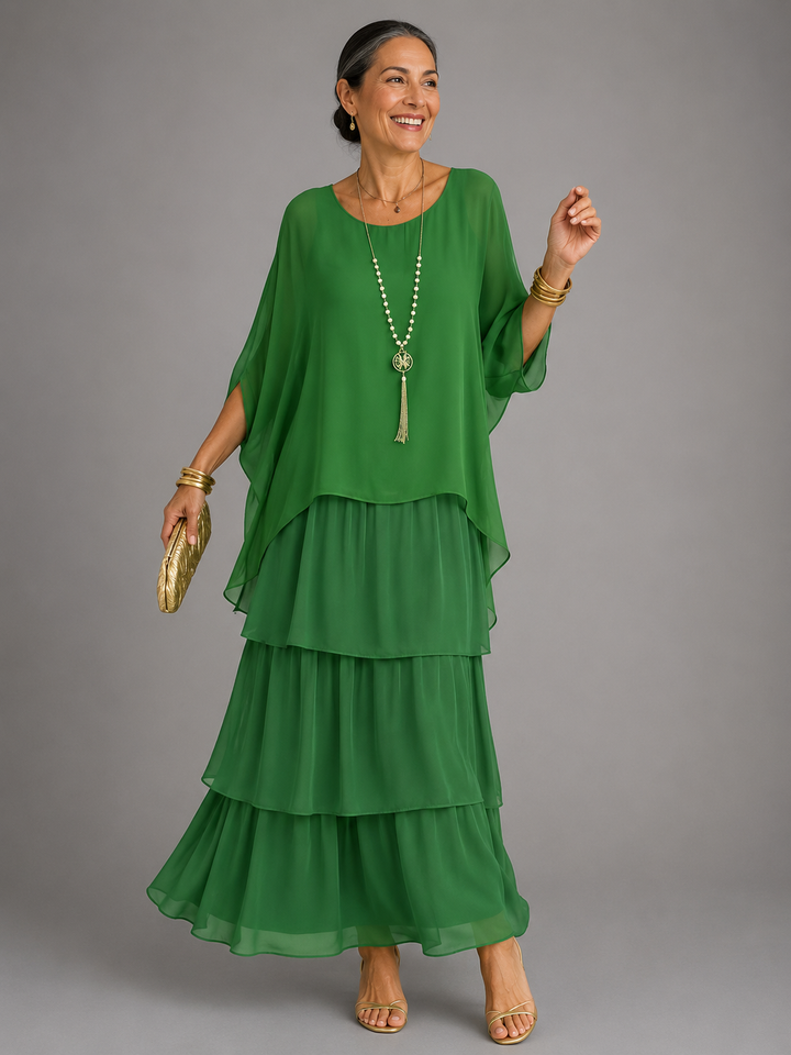 Charlotte™ | Elegant Flowing Maxi Dress