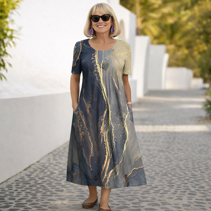 Robin | Floral Midi Dress