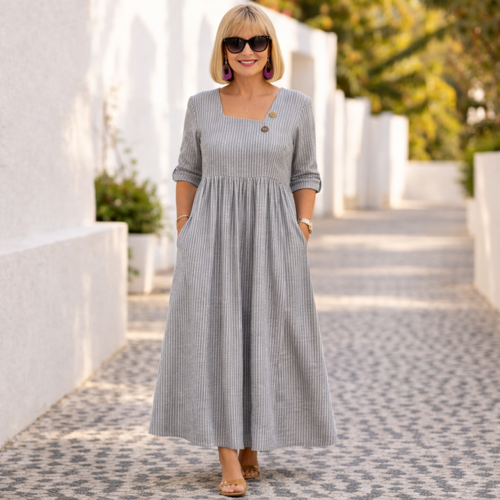 Cleomarie | Elegant Midi Dress