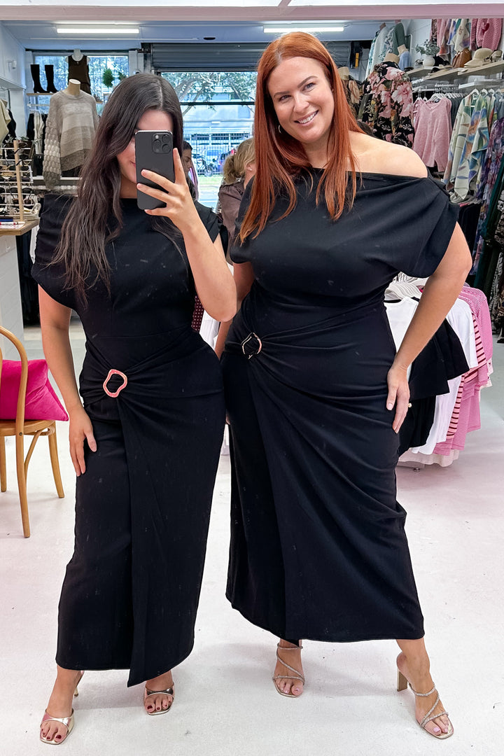 Isadora™ | Sophisticated One-Shoulder Column Dress