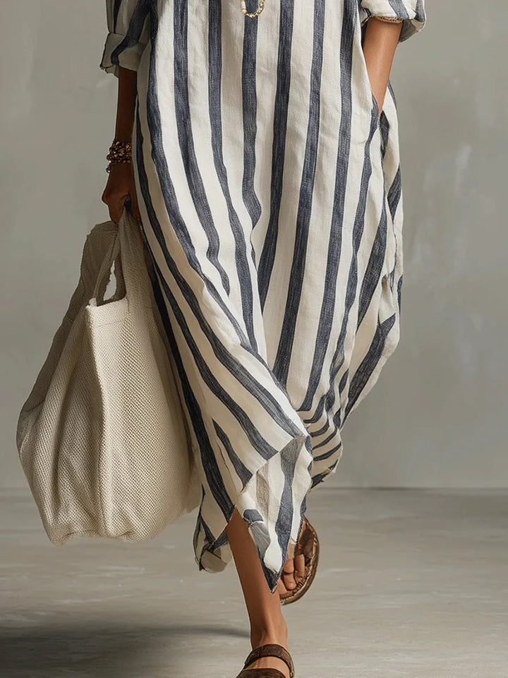 Scout | Striped Shirt Maxi Dress