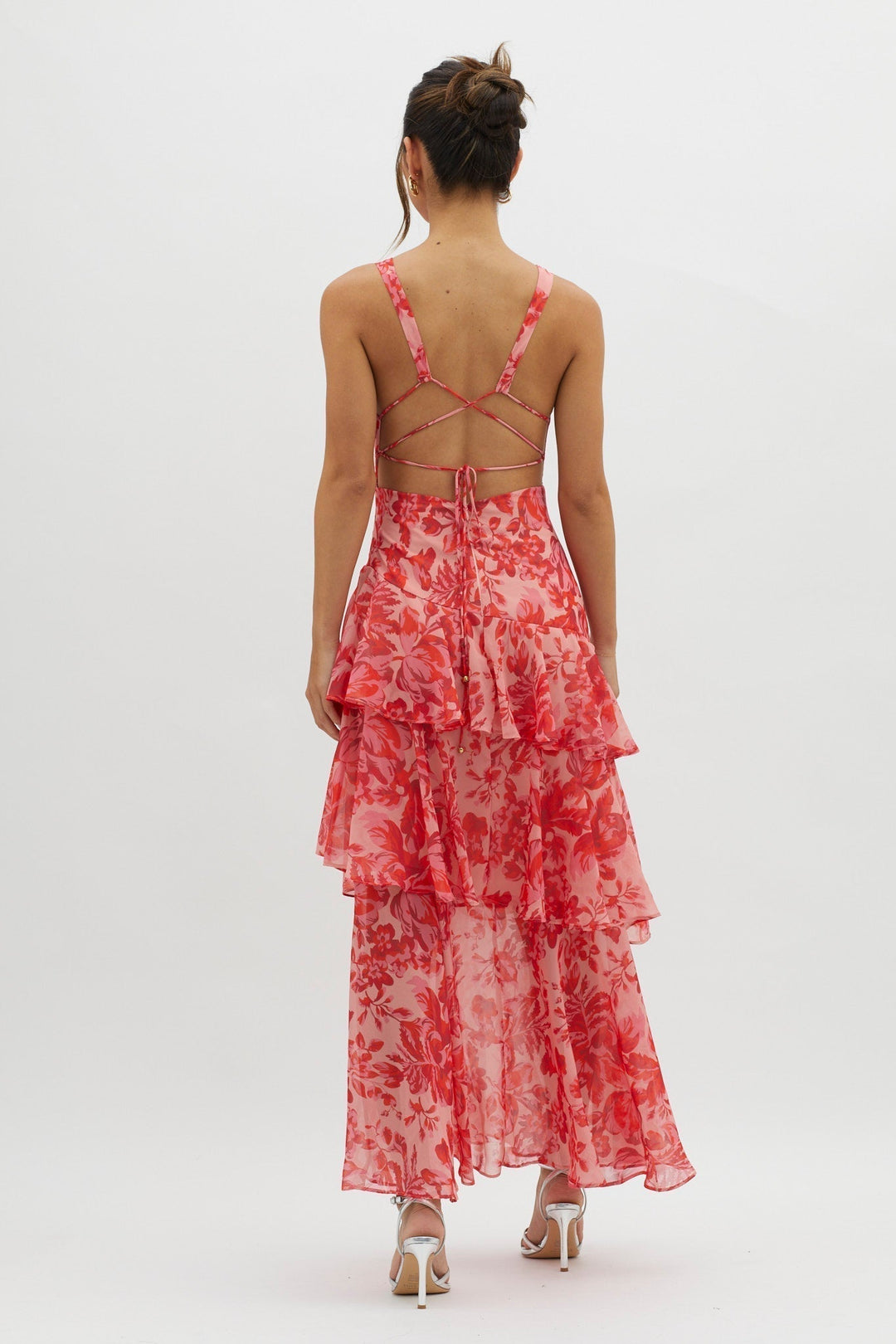Azelie™ | Dress Refined Style Ruffle Midi Dress