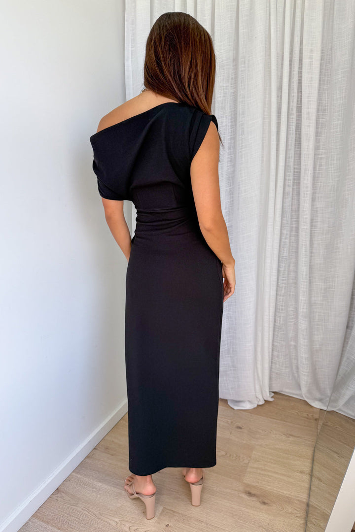 Isadora™ | Sophisticated One-Shoulder Column Dress
