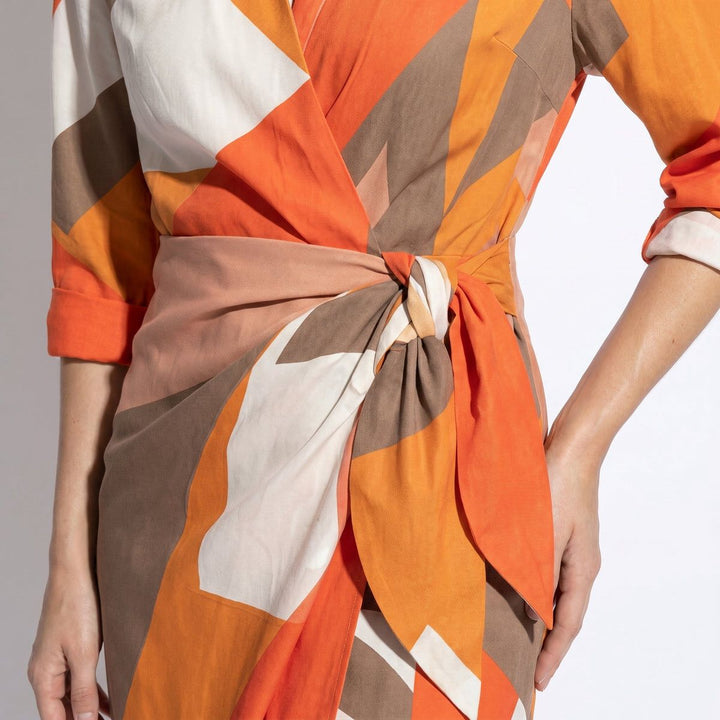 Cecilia™ Elegant Striped Dress