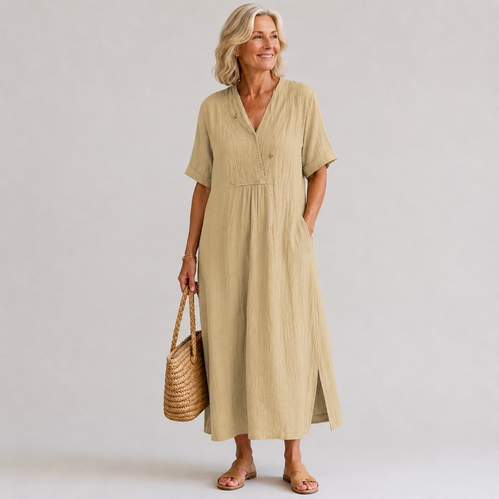 Vaelora™ | Driftline Maxi Dress