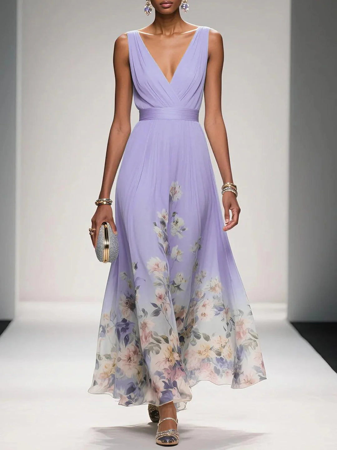 Belinda | Maxi Dress V Neck