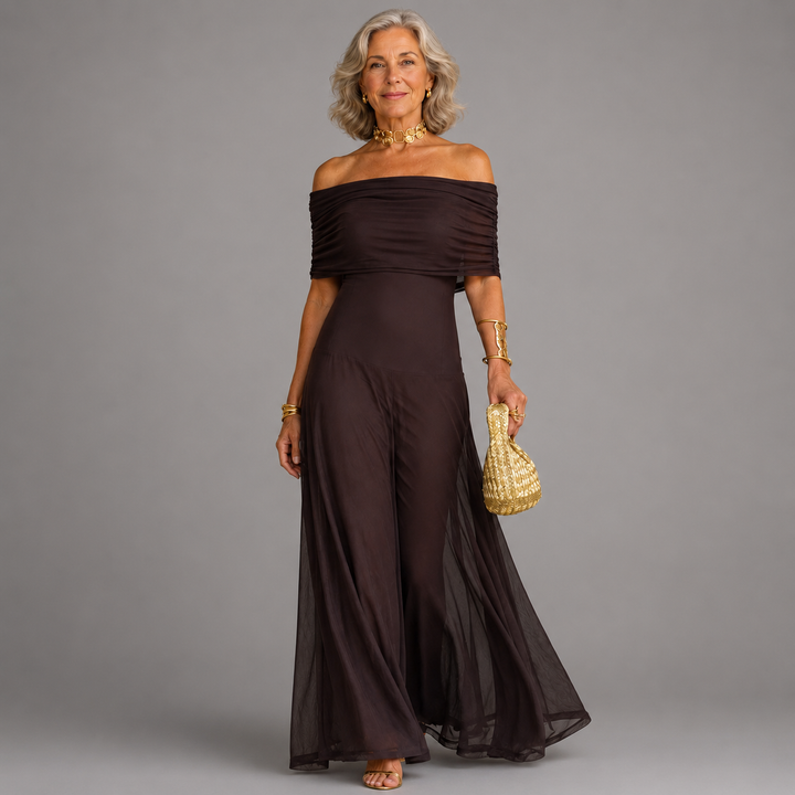 Valmira™ | Off-Shoulder Flow Maxi Dress