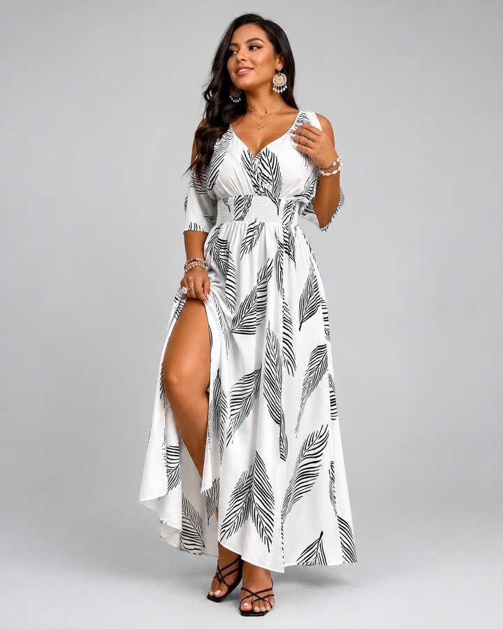 Solmira™ | Drift Shoulder Maxi Dress