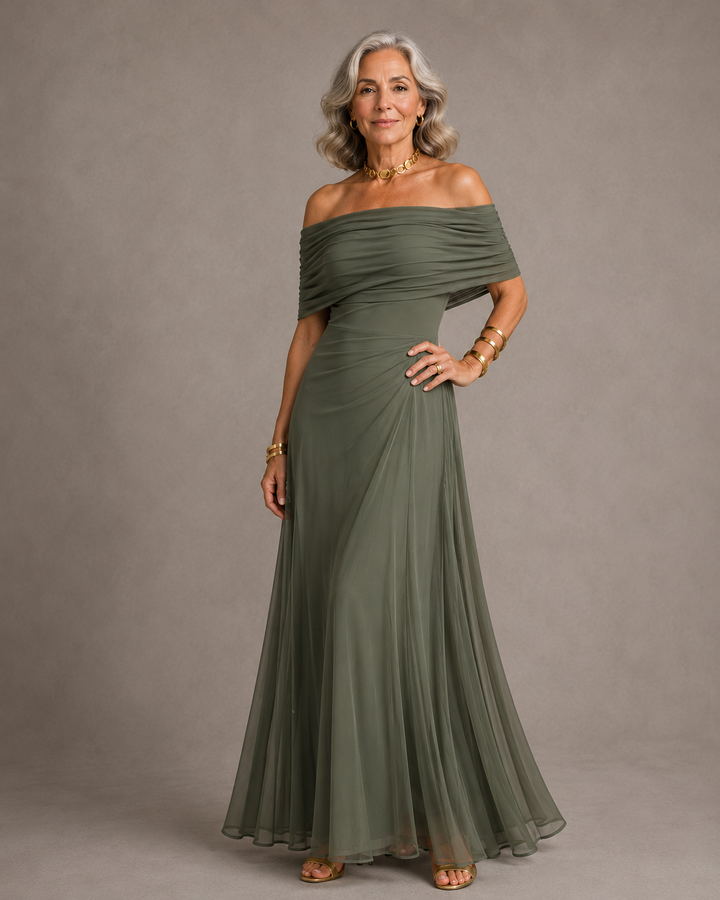 Valmira™ | Off-Shoulder Flow Maxi Dress