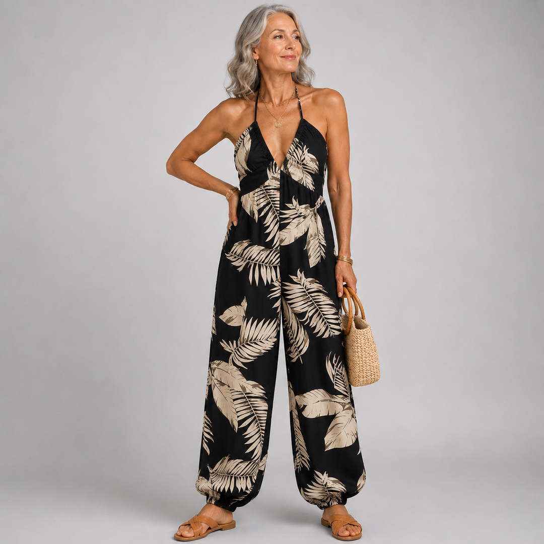 Nysera™ | Open Back Flow Jumpsuit