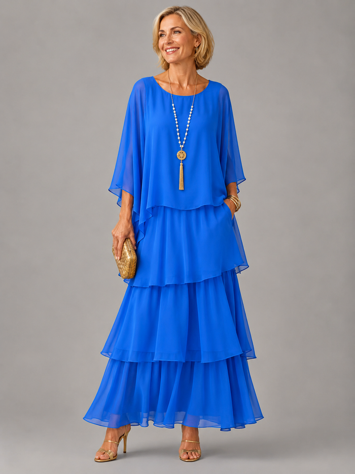 Evelyn™ | Elegant Flowing Maxi Dress