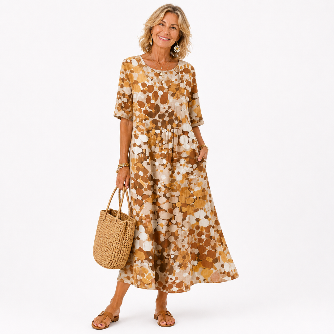 Emanuellia I Printed Loose Dress