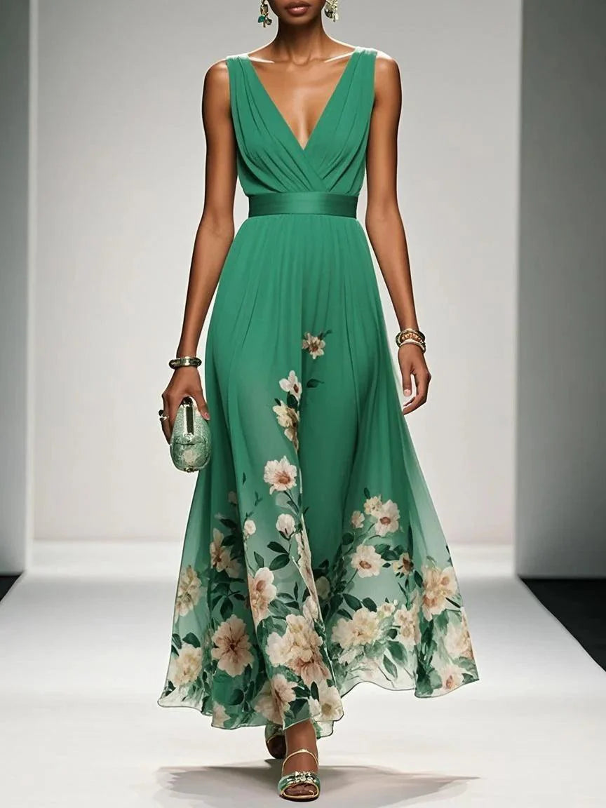 Belinda | Maxi Dress V Neck