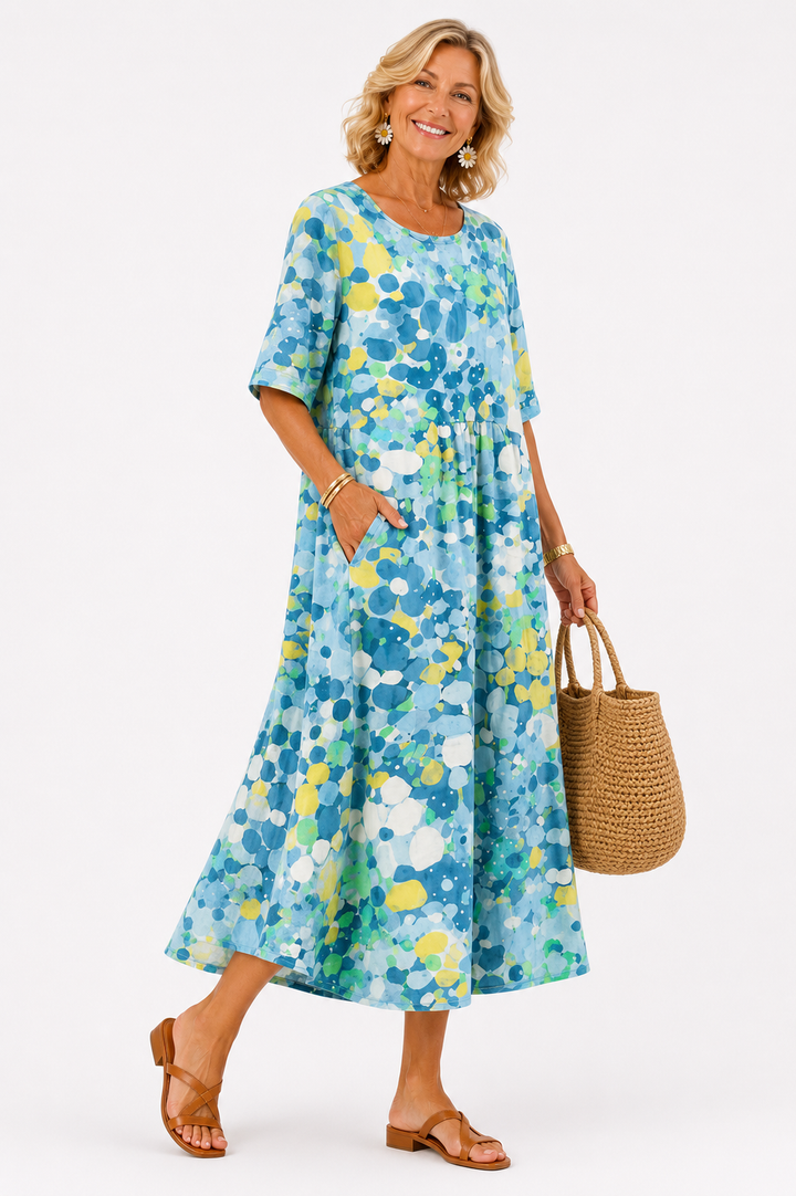 Emanuellia I Printed Loose Dress