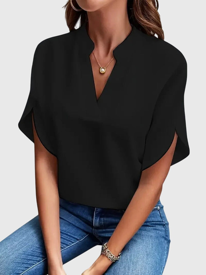 Jamie | Soft and Elegant V-Neck Shirt