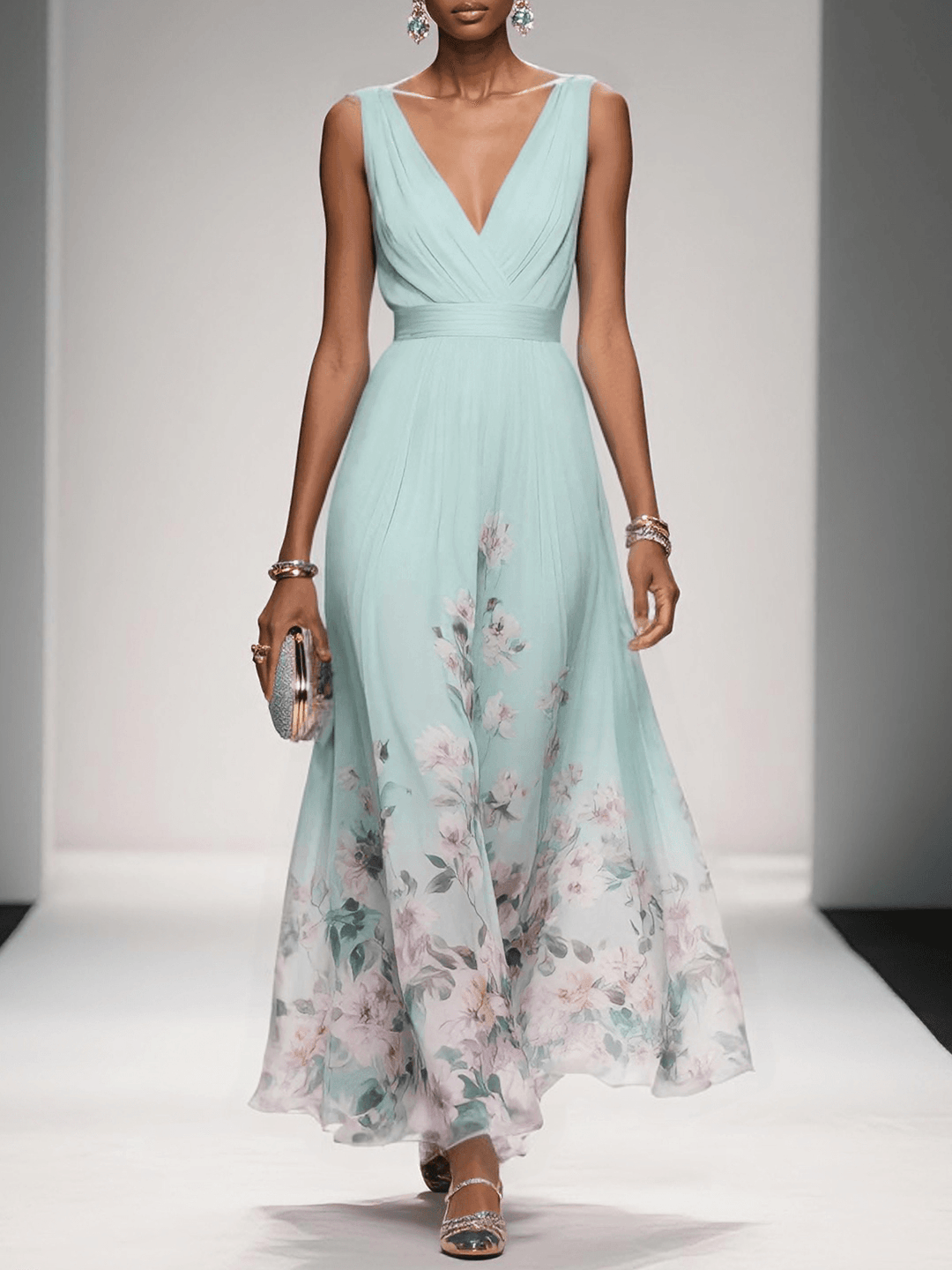 Belinda | Maxi Dress V Neck