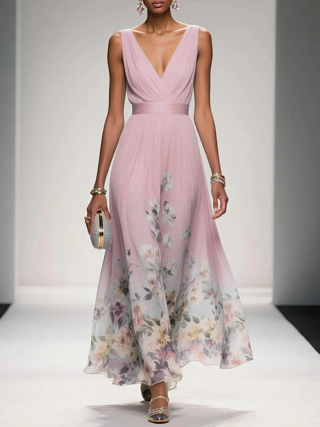 Belinda | Maxi Dress V Neck